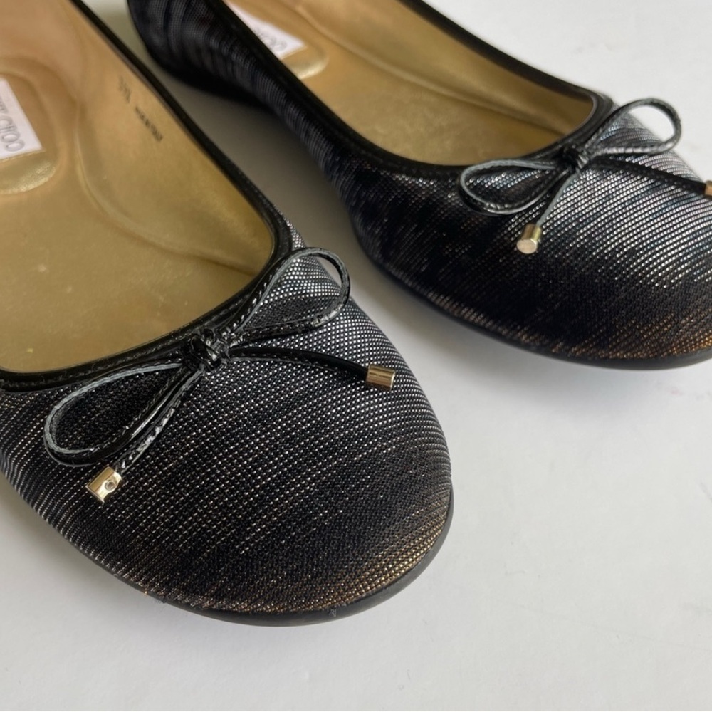 Jimmy Choo Black Ballet Flats - Picture 4 of 5